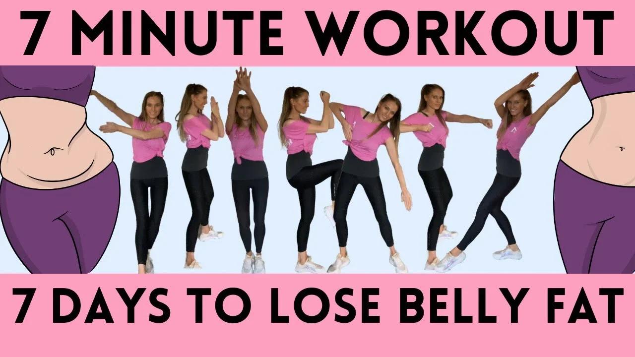 7 DAY CHALLENGE 7 MINUTE WORKOUT TO LOSE BELLY FAT - HOME WORKOUT TO LOSE INCHES
