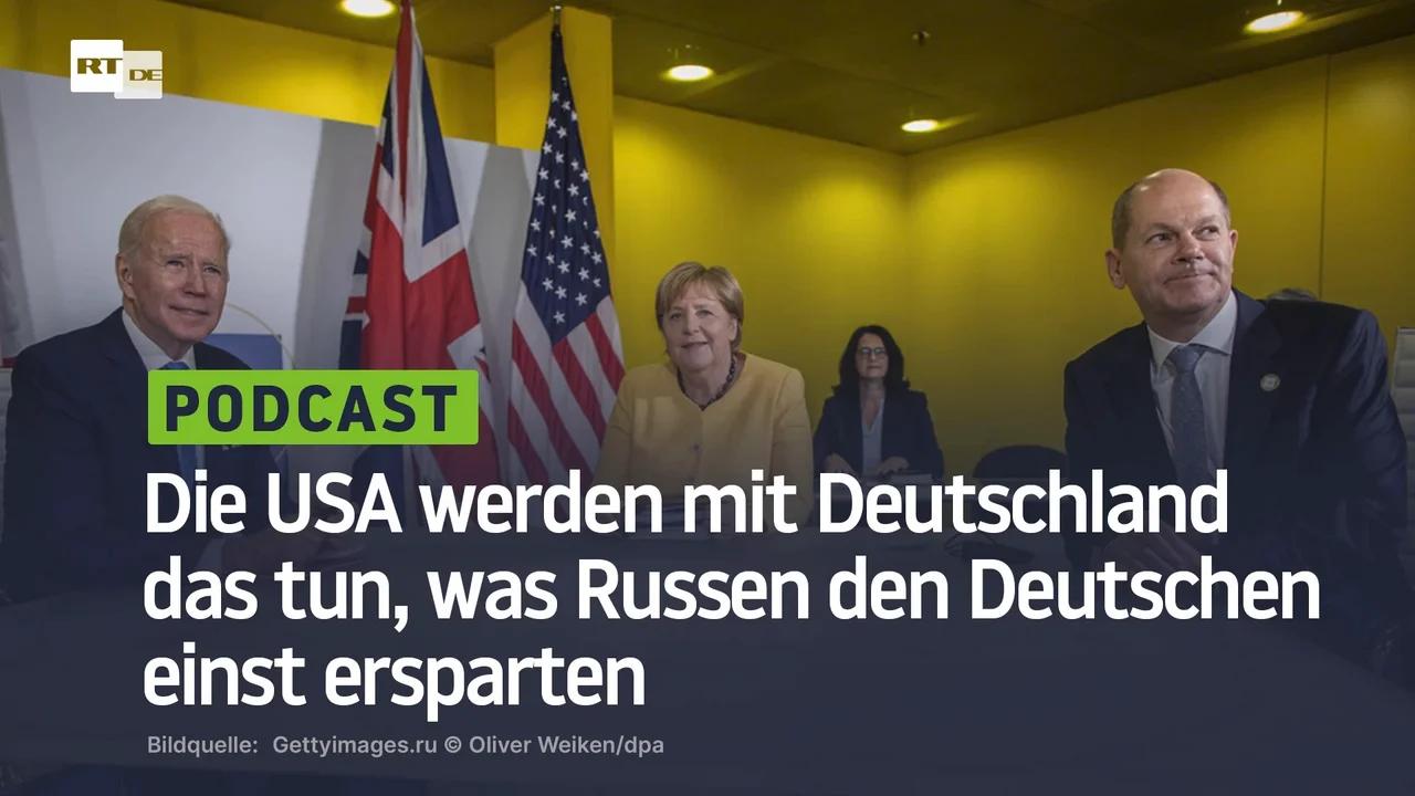 ⁣Die USA werden mit Deutschland das tun, was Russen den Deutschen einst ersparten