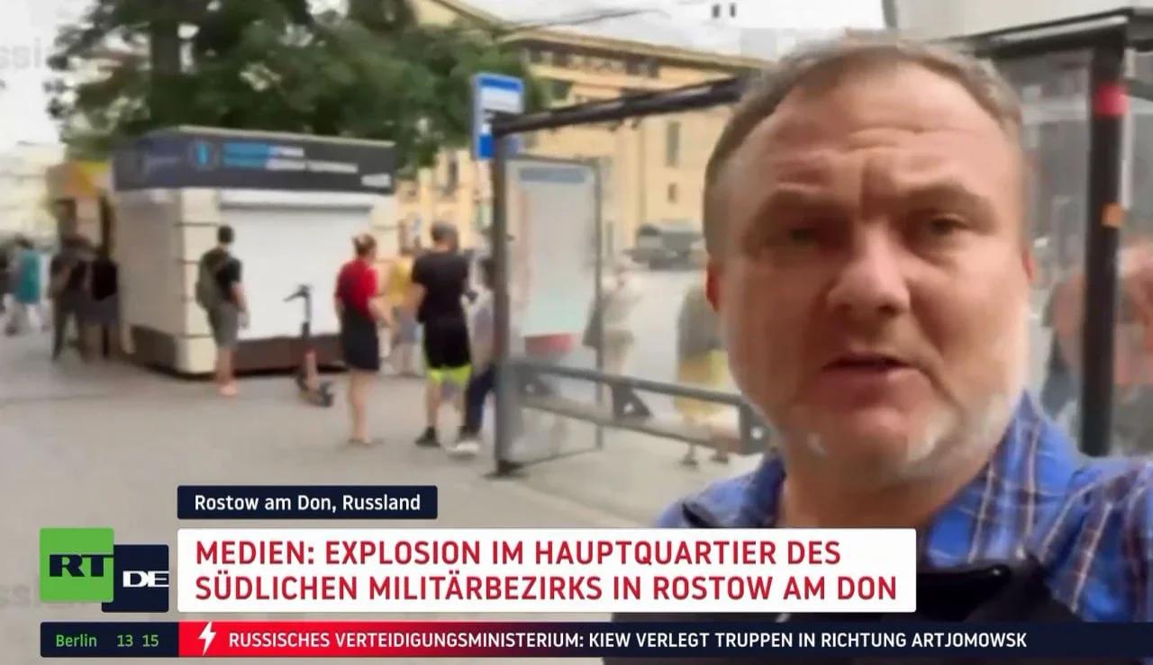 RTKorrespondent vor Ort in Rostow am Don Explosionen und Schüsse