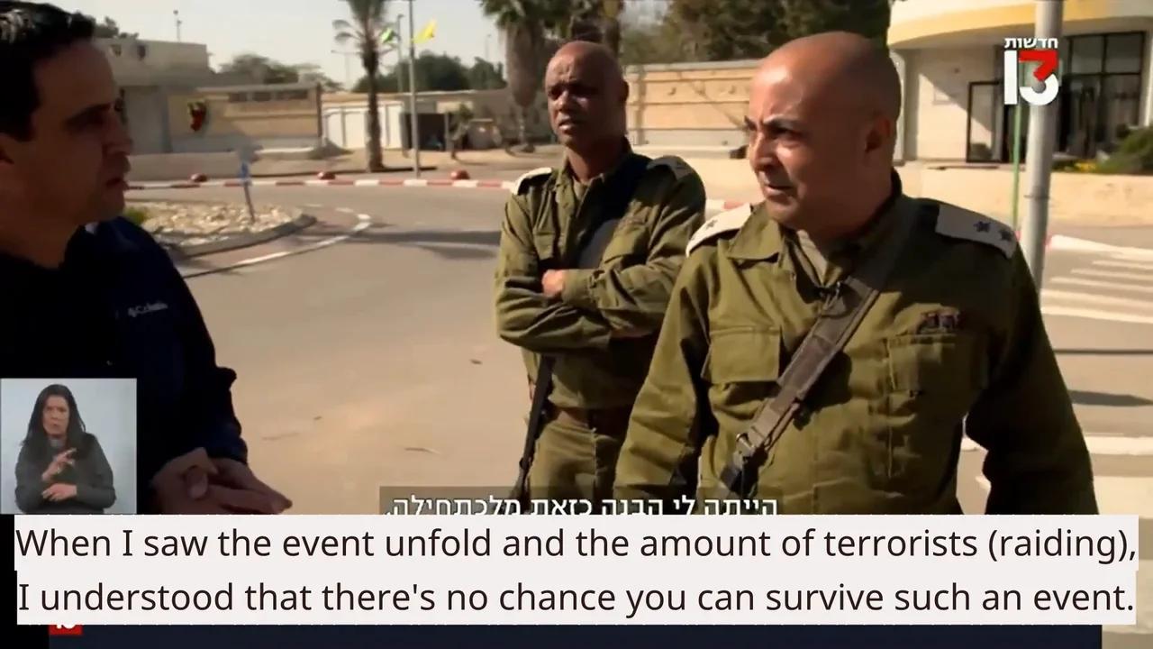 A Bedouin IDF officer defended Gaza division HQ on October 7
