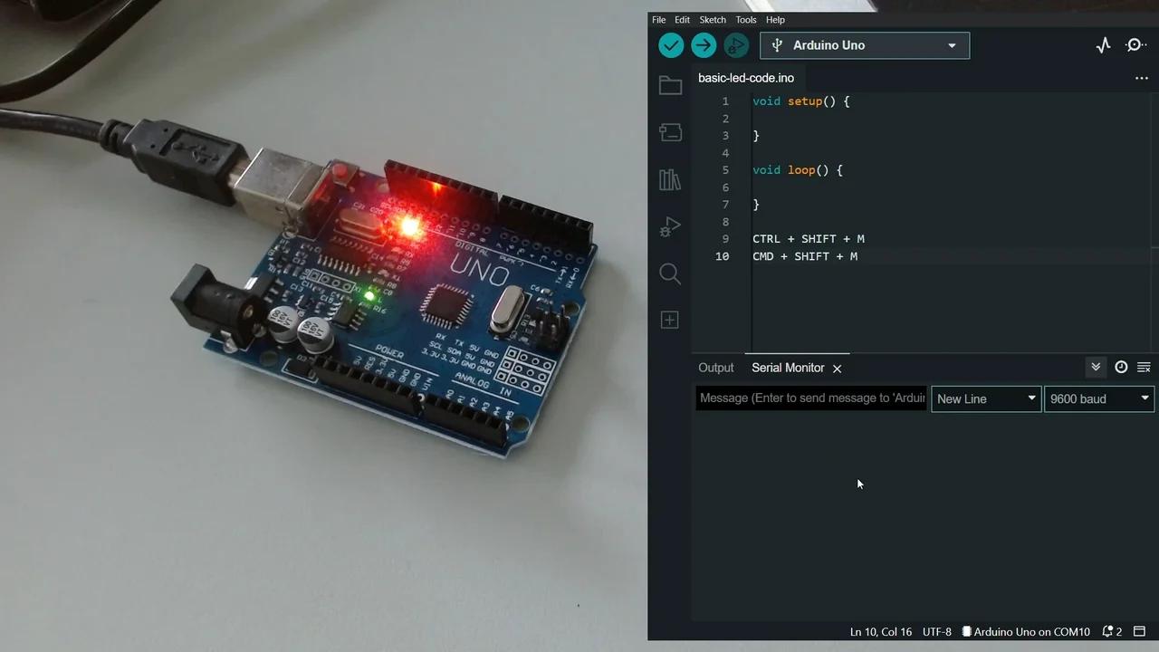 Intro to Arduino Serial Monitor Basics