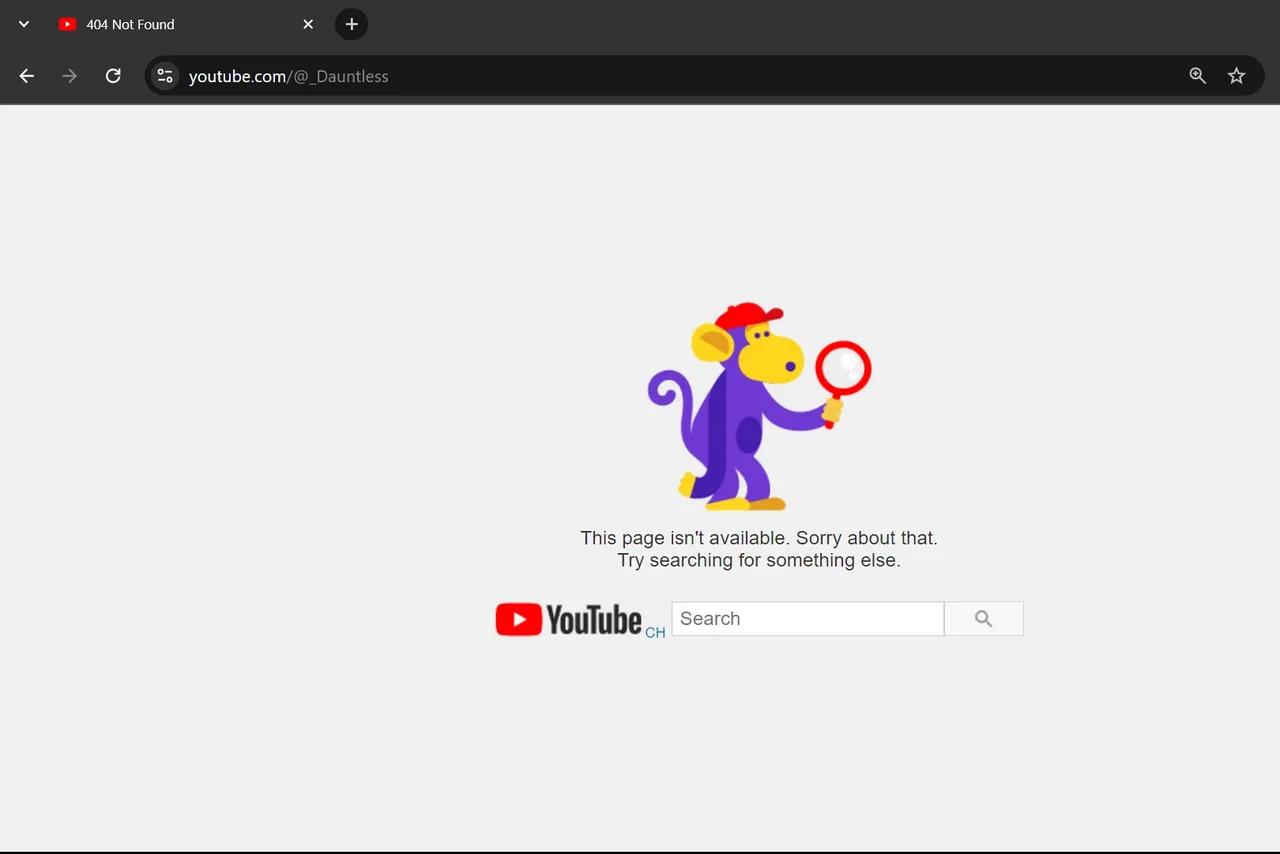 Youtube Channel Terminated