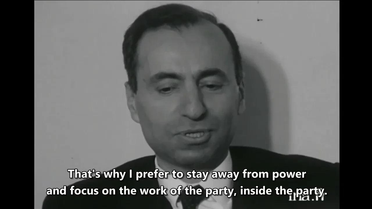 Michel Aflaq interview - March 7, 1963 (Jacques Abouchar)