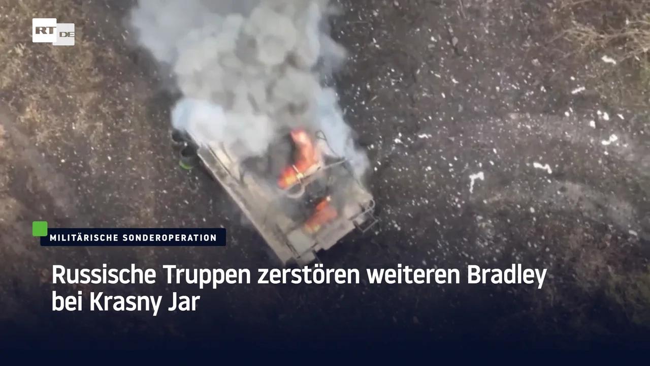 ⁣Russische Truppen zerstören weiteren Bradley bei Krasny Jar