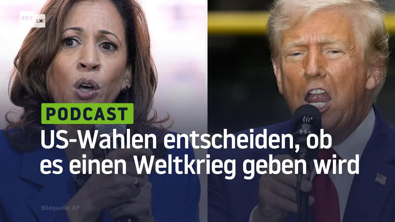 ⁣Die Wahlen in den Vereinigten Staaten werden entscheiden, ob es einen Weltkrieg geben wird