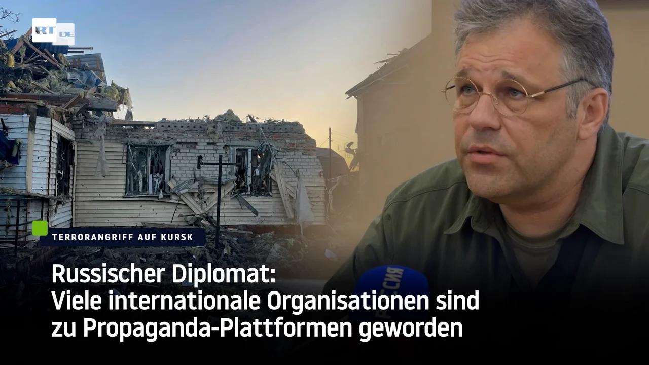 ⁣Russischer Diplomat: Viele internationale Organisationen sind zu Propaganda-Plattformen geworden