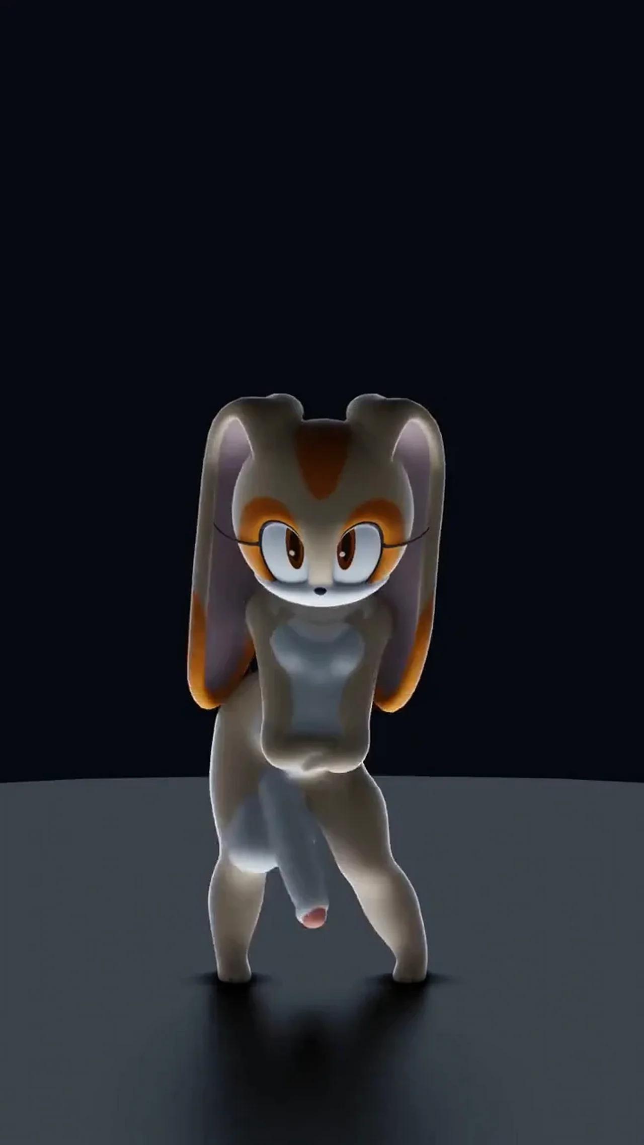 Cream the Rabbit Dancing