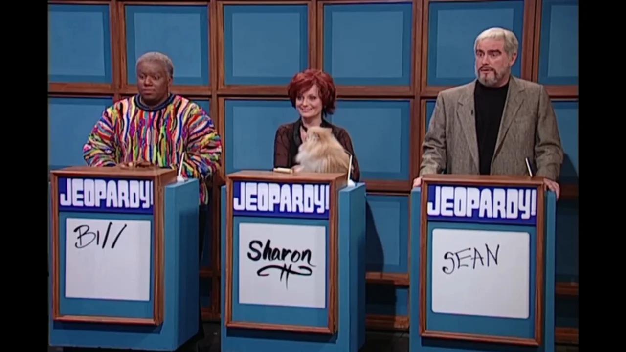 Celebrity Jeopardy Bill Cosby Sharon Osbourne Sean Connery SNL_1080p