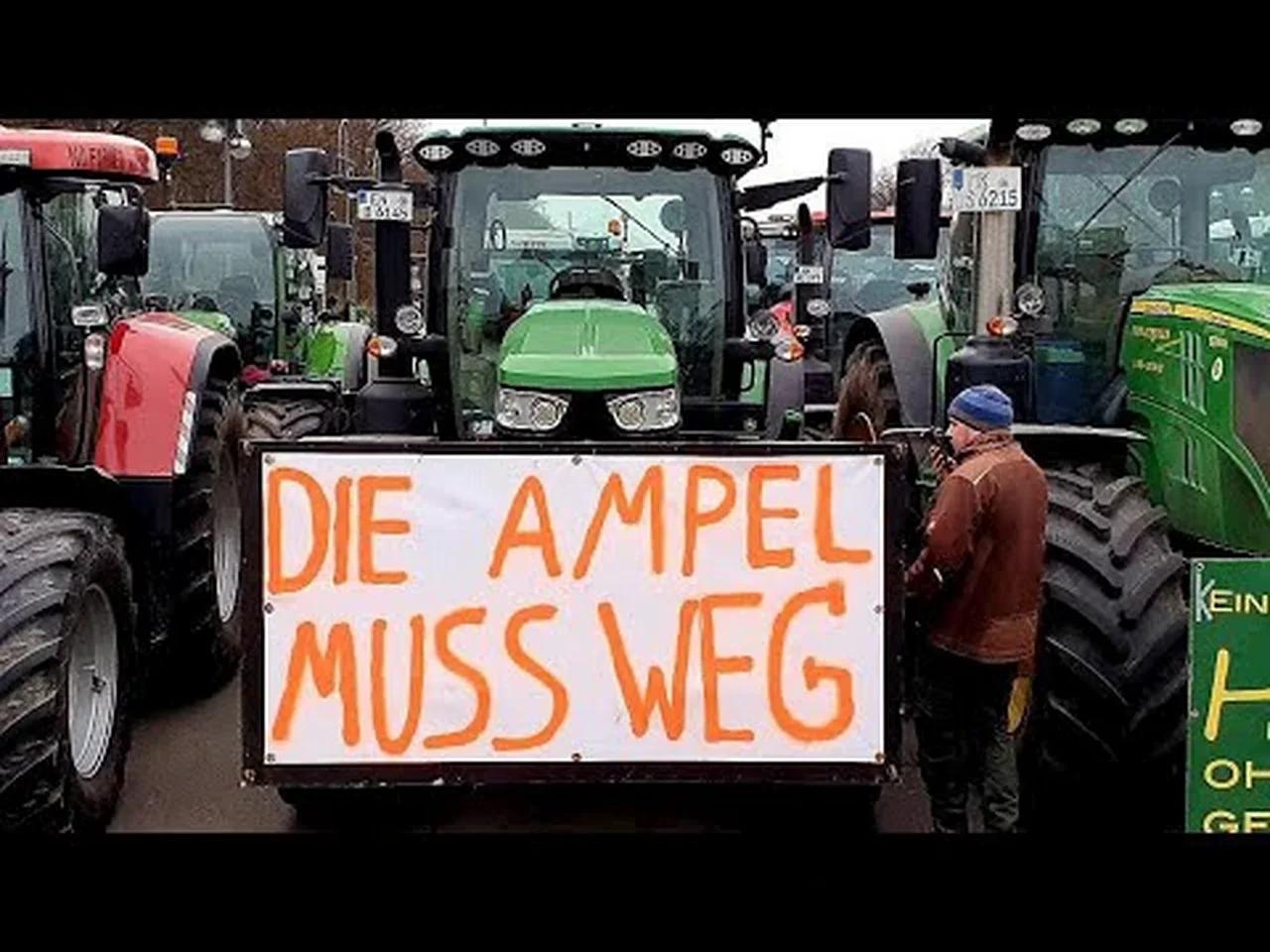 🟥 Bauern Demo In Berlin: Landwirte Fordern „Die Ampel Muss Weg“ (1.500 ...