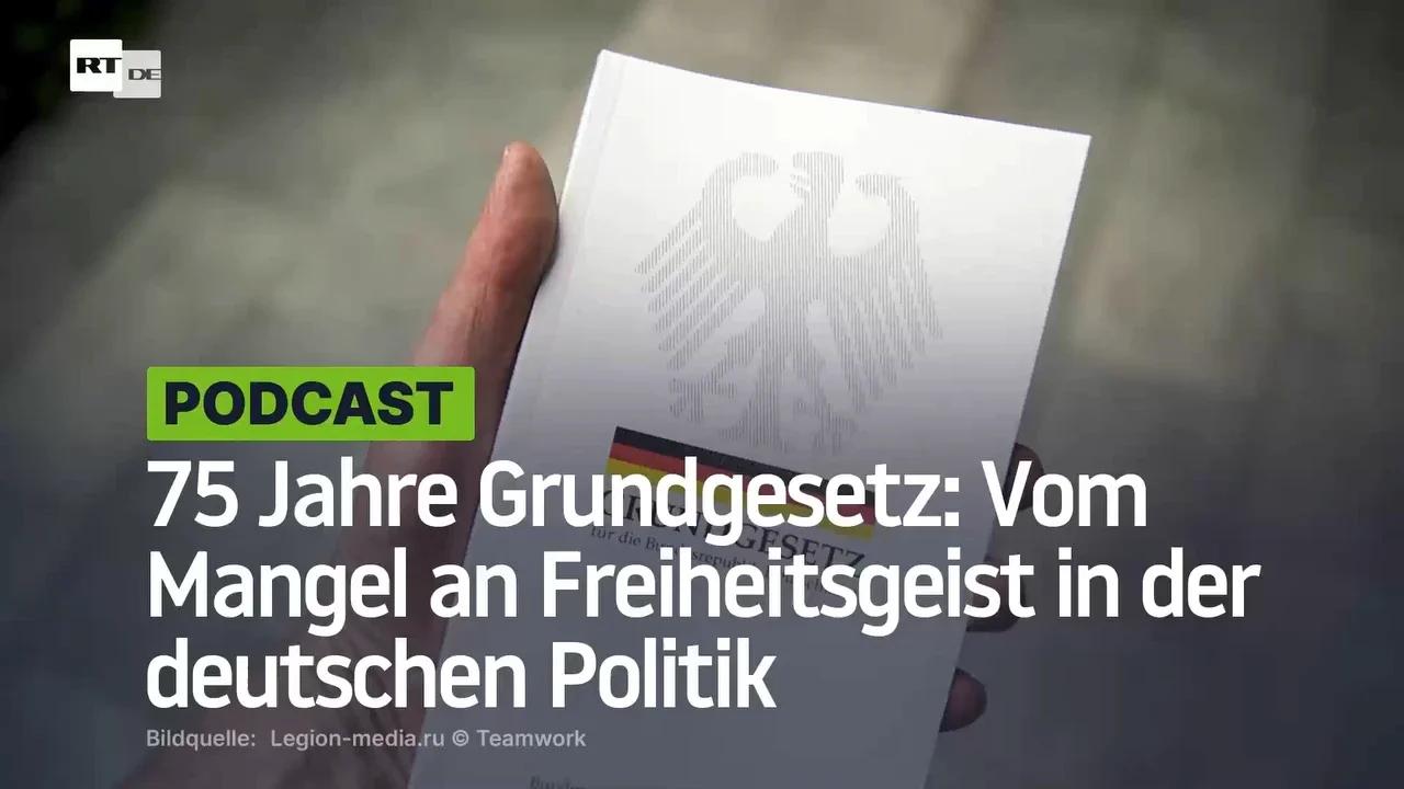 ⁣75 Jahre Grundgesetz: Vom Mangel an Freiheitsgeist in der deutschen Politik
