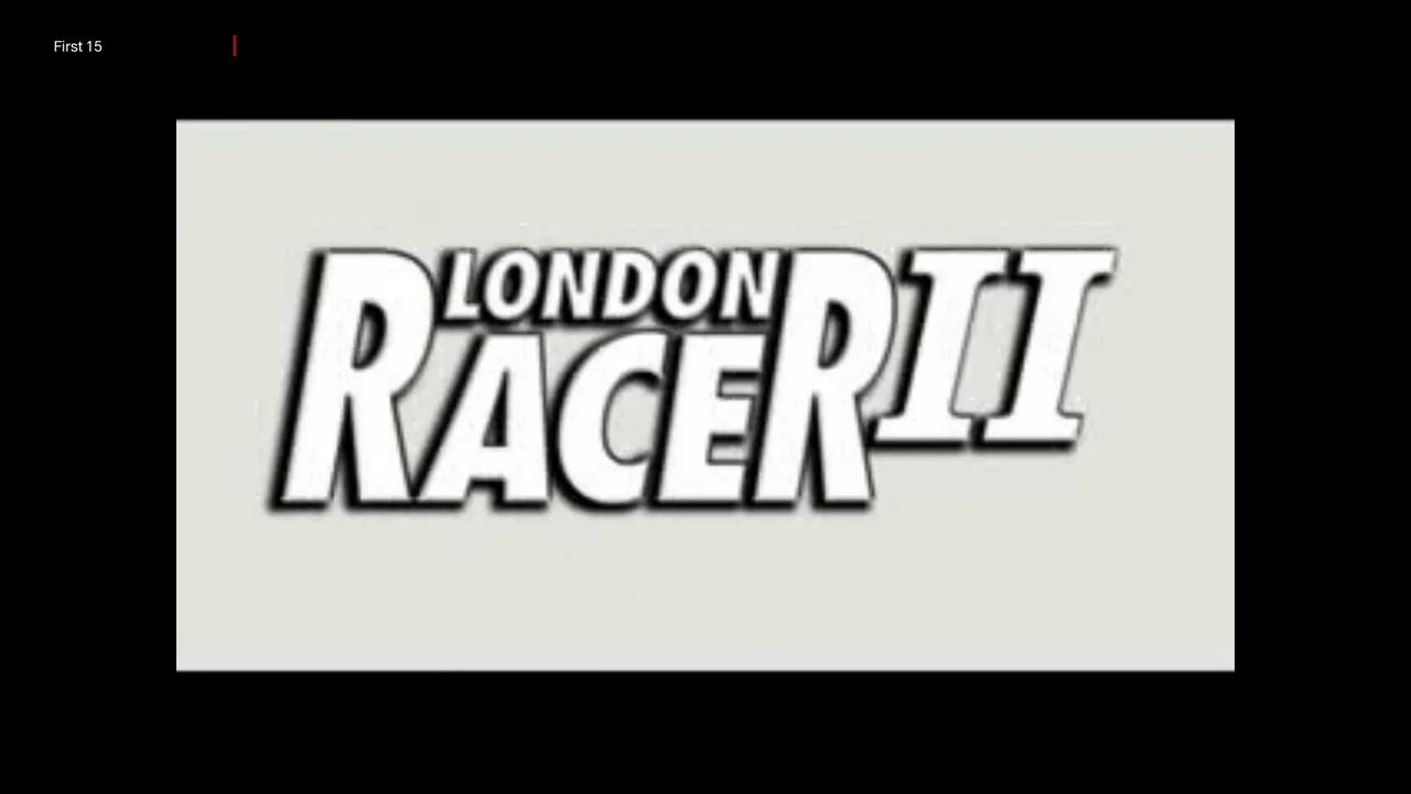 The First 15 Minutes of London Racer II (PlayStation)
