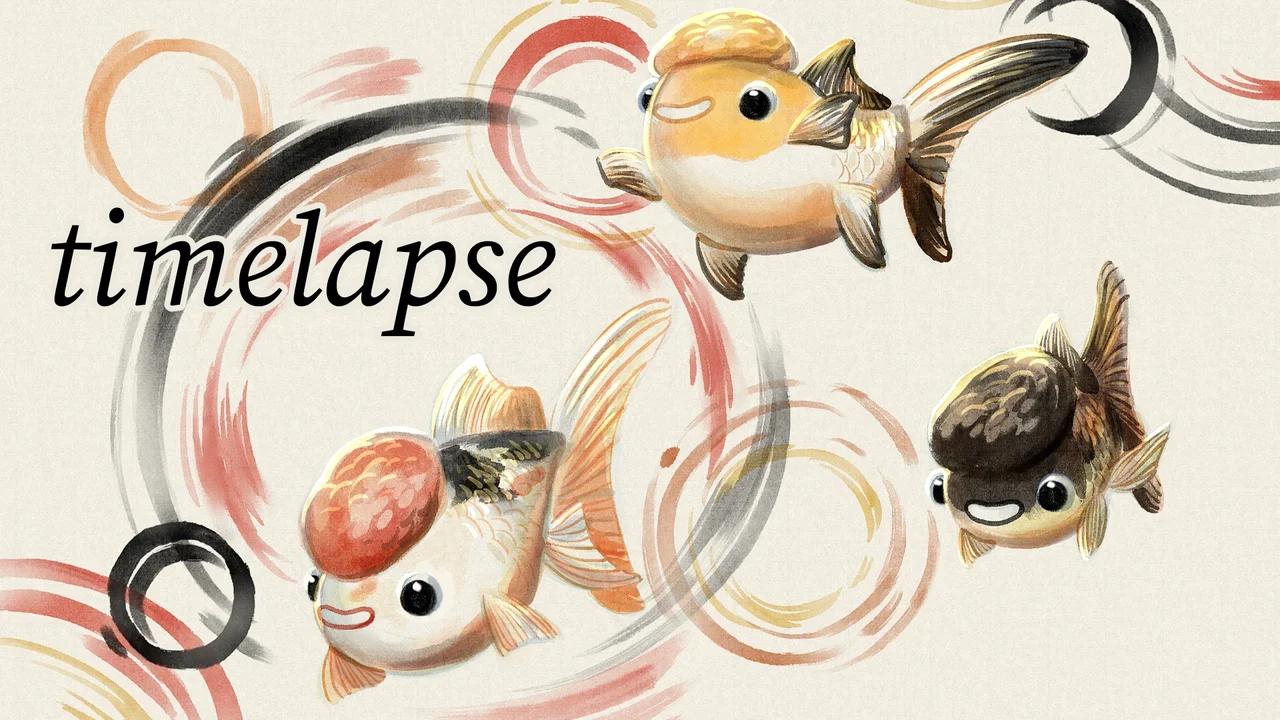 Goldfish - drawing timelapse