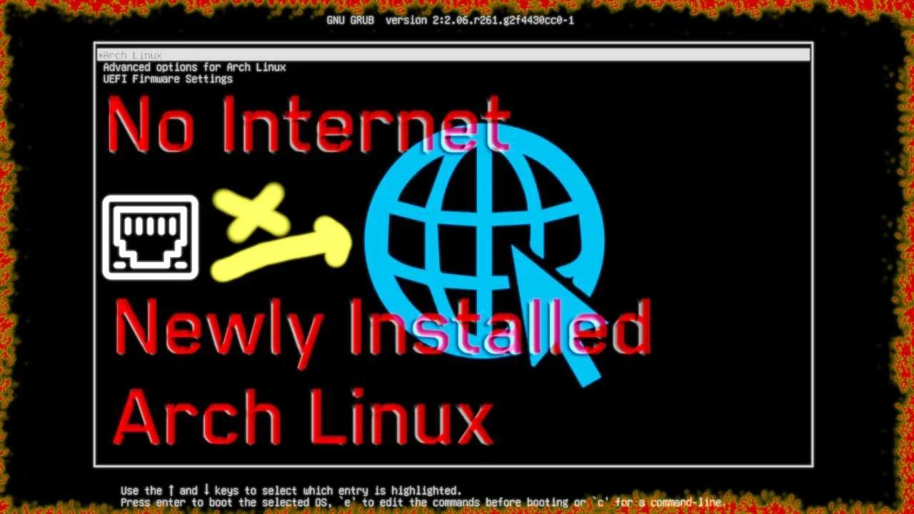 Arch Linux Enable Networking in new Installation