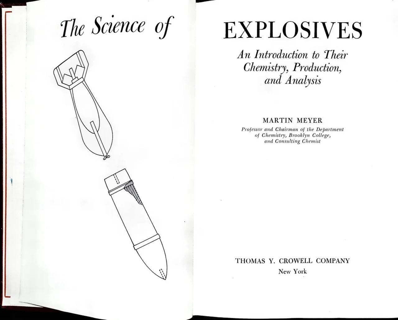 The Science of Explosives by Martin Meyer (1943)
