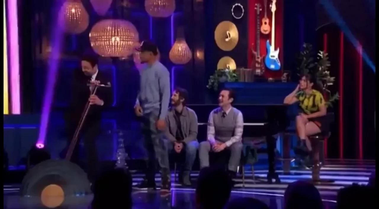 Chance the Rapper showing what a musical genius he is