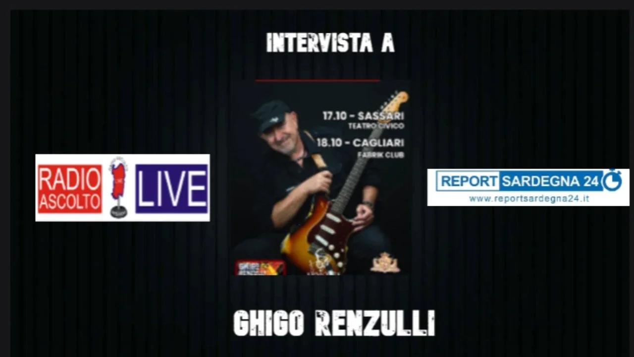 Ghigo Renzulli in tour, due date in Sardegna a ottobre: l'intervista ...