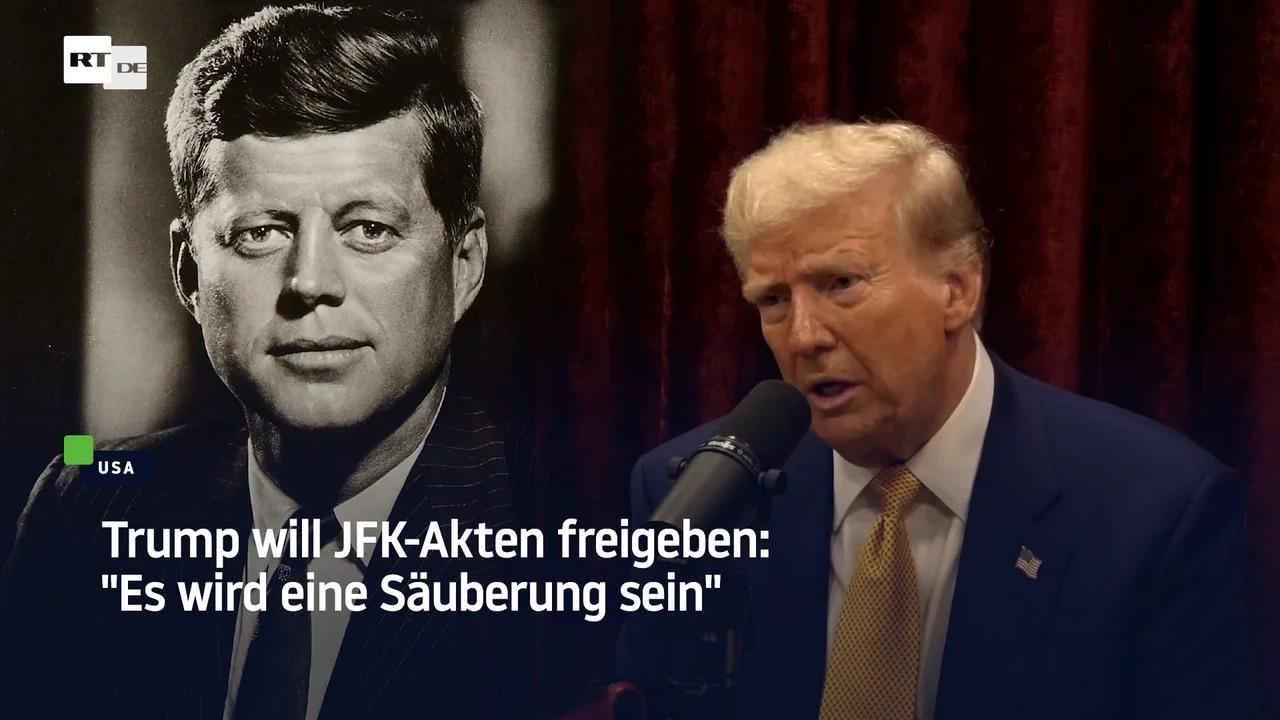 ⁣Trump will JFK-Akten freigeben: 