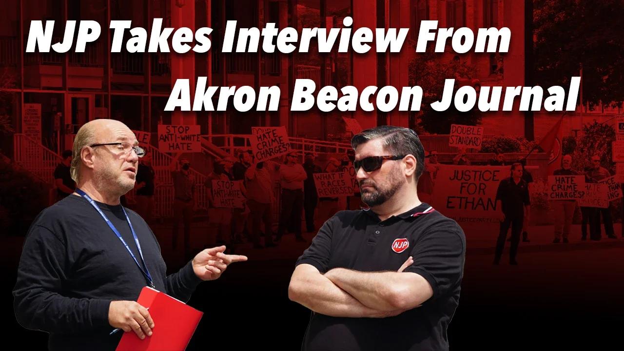 NJP Takes Interview From Akron Beacon Journal