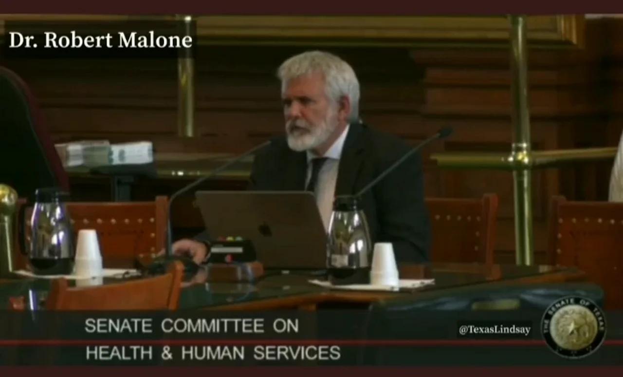 Dr Robert Malone Texas state senate hearing june 28, 2022