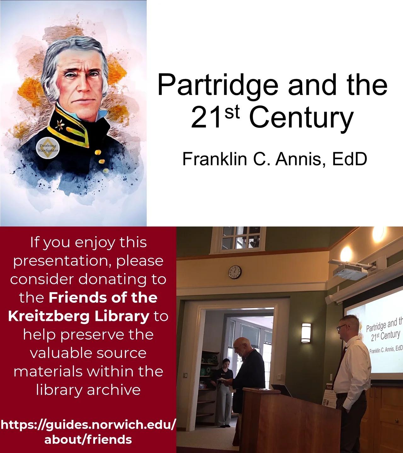 Partridge and the 21st Century - Friends of the Kreitzberg Library ...