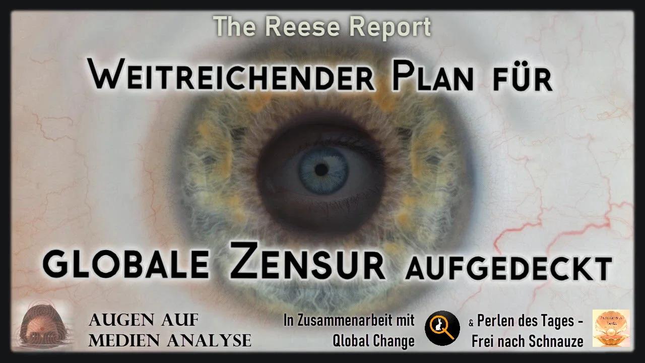 ⁣Weitreichender Plan für globale Zensur aufgedeckt (The Reese Report - Deutsch)