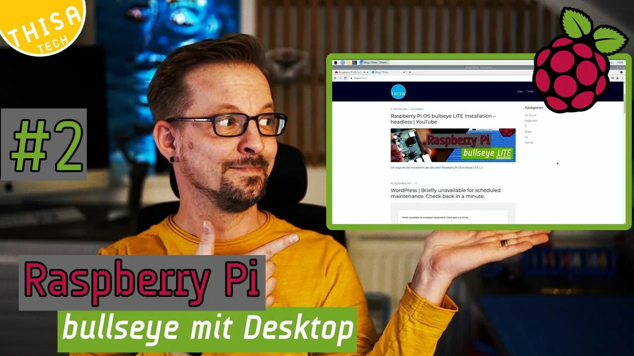 Raspberry Pi OS bullseye mit Desktop - komplette Installation | deutsch ...