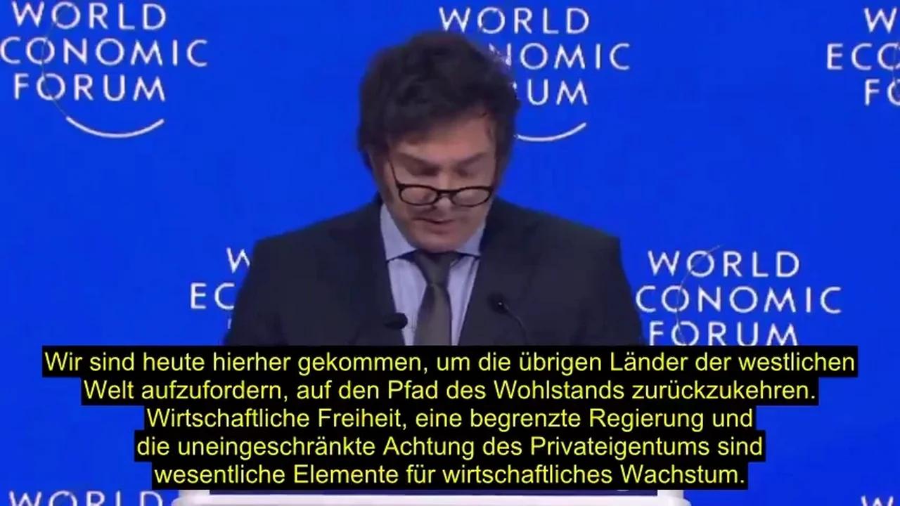 Vollständige Rede von Argentiniens libertärem Präsidenten Javier Milei
