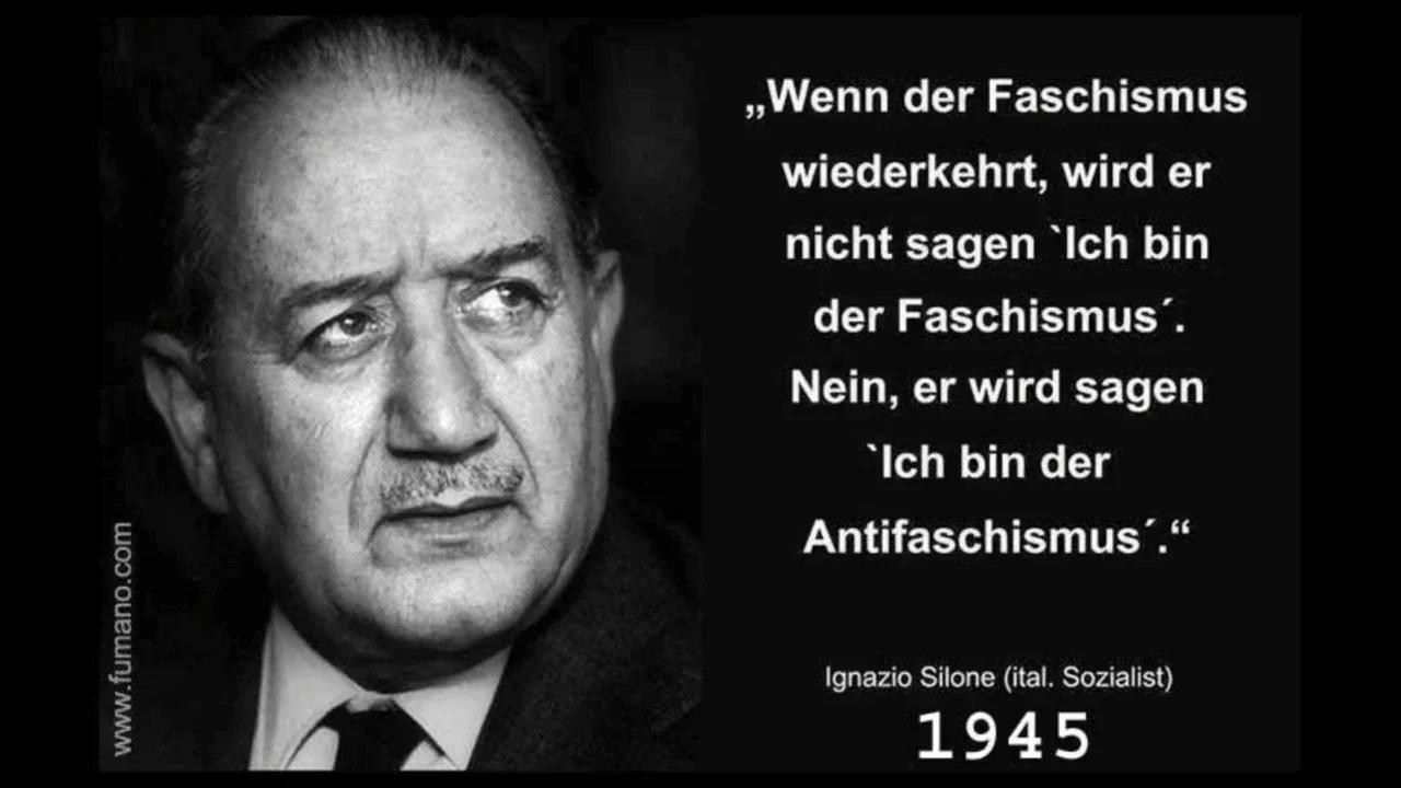 Wenn Der Faschismus Wieder Kommt Nennt Er Sich Antifaschismus Wenn der Faschismus wiederkehrt