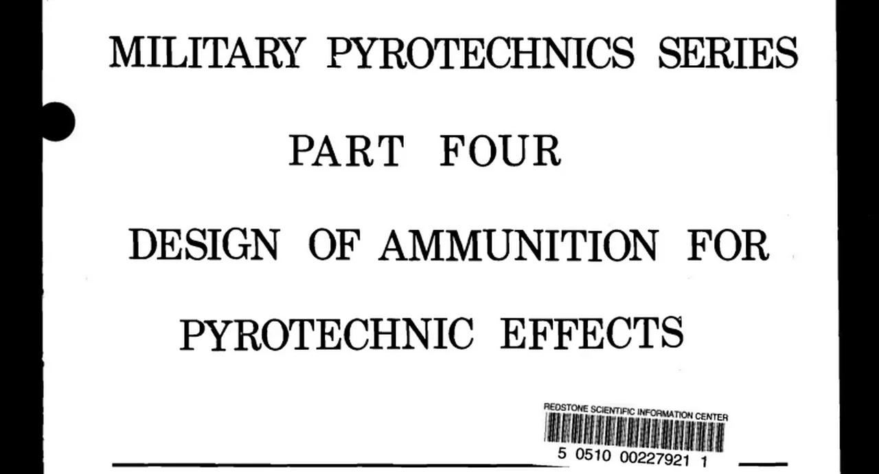 AMCP 706-188 Military Pyrotechnics Series Part 4 Design of Ammunition ...