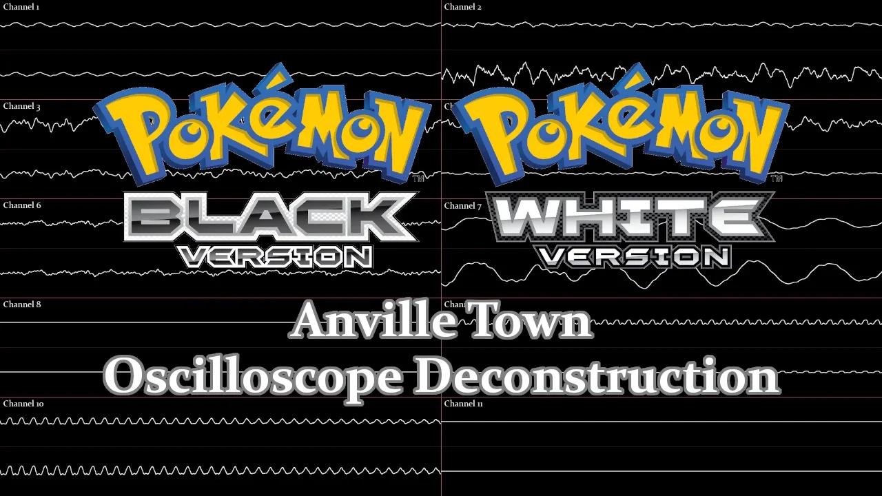 Pokémon Black and White - Anville Town (Oscilloscope Deconstruction)