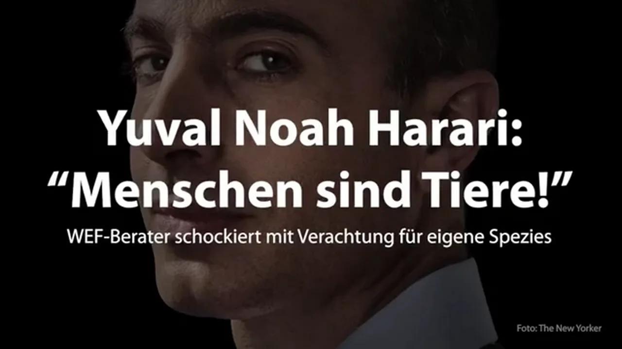Yuval harari menschen sind tiere wef guru schockiert mit verachtung