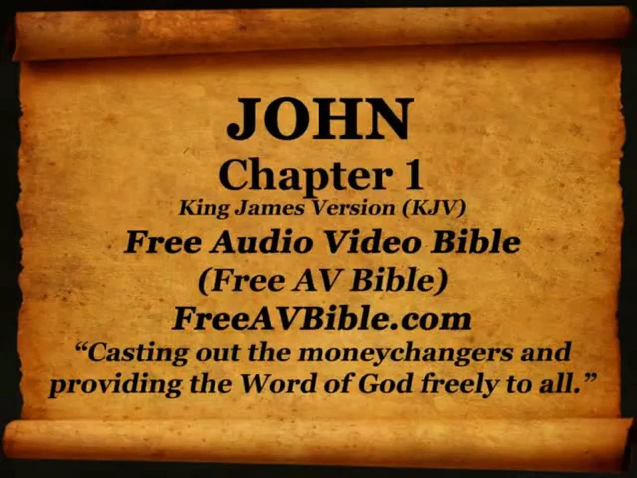 Bible Book 43 John Complete 1 21 King James Version Kjv Read Along