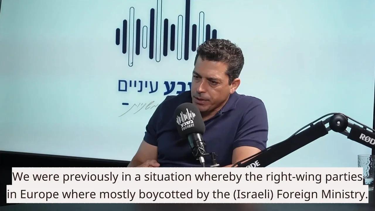 Israeli Diaspora Minister Amichai Chikli on the alliance with the far right