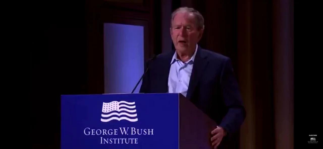 President George Bush Jr Has Another Freudian Slip