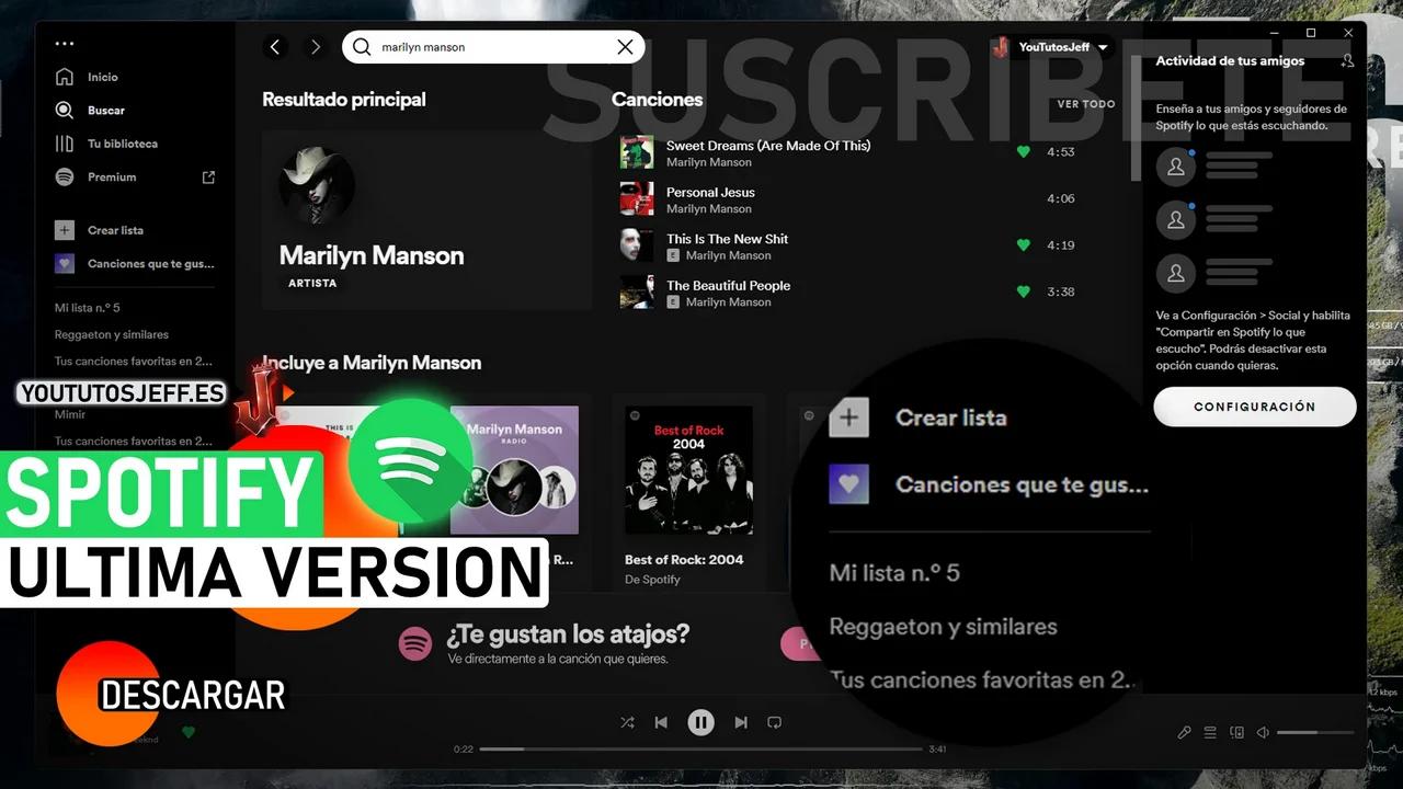 Descargar SPOTIFY para PC Ultima Version