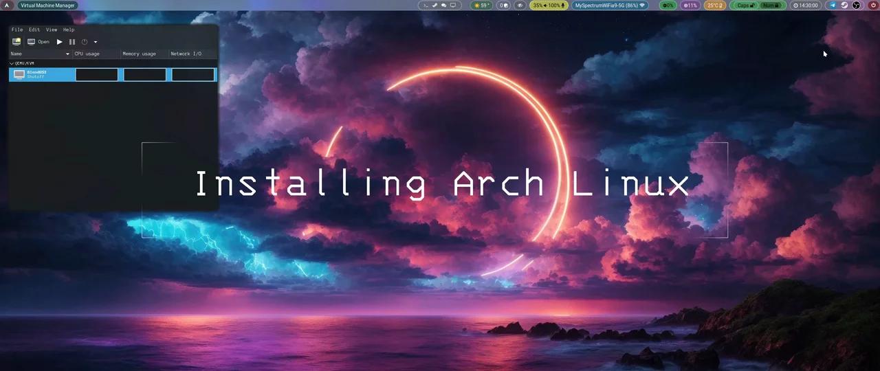 Arch Install - No Commentary