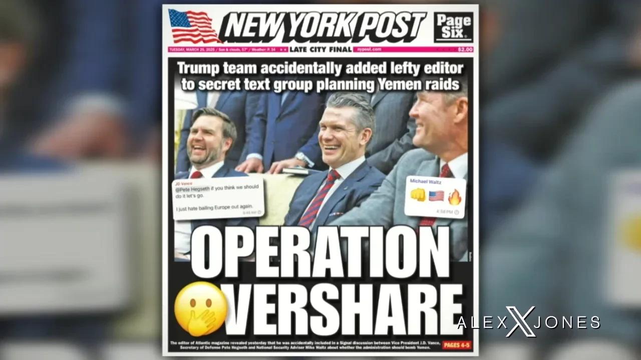 🚨⚠️ BREAKING EXCLUSIVE ⚠️🚨 All Evidence Points Toward Trump's War Cabinet Being Framed By A C.I.A. Vault 7-Style Operation In The "Leak" Of Houthi War Plans On Signal!