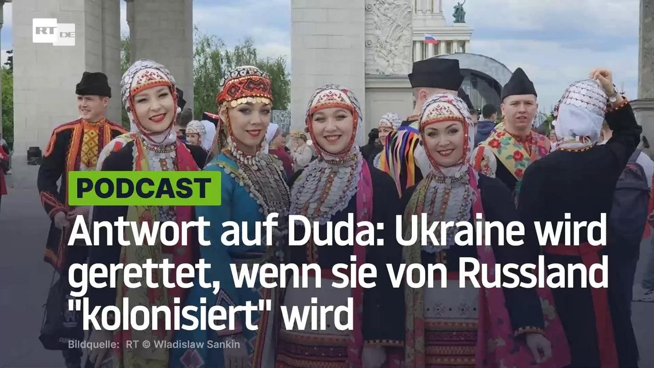 ⁣Antwort auf Duda: Ukraine wird gerettet, wenn sie von Russland "kolonisiert" wird