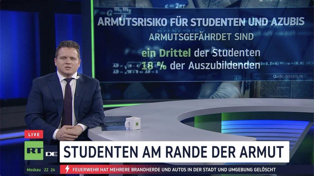 ⁣Deutschland: Studenten am Rande der Armut