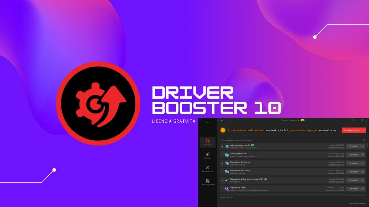 Driver Booster 10 Pro Licencia + Actualizaciones Gratis