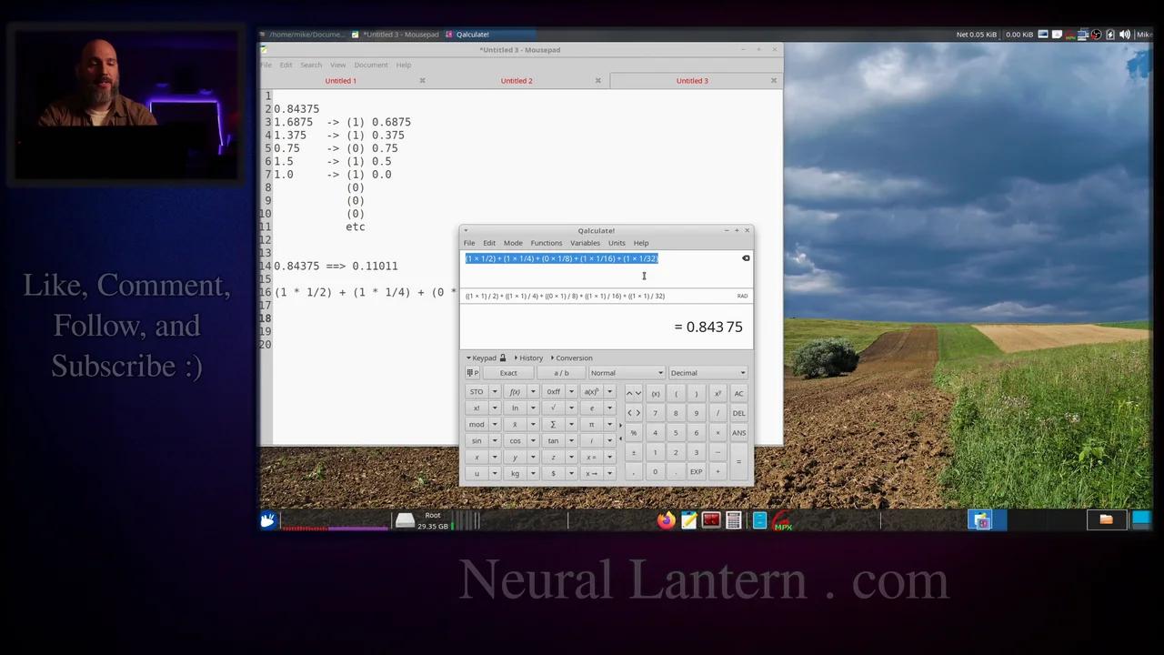 How To Convert Decimal Fractions To Binary And Back Easy Step By