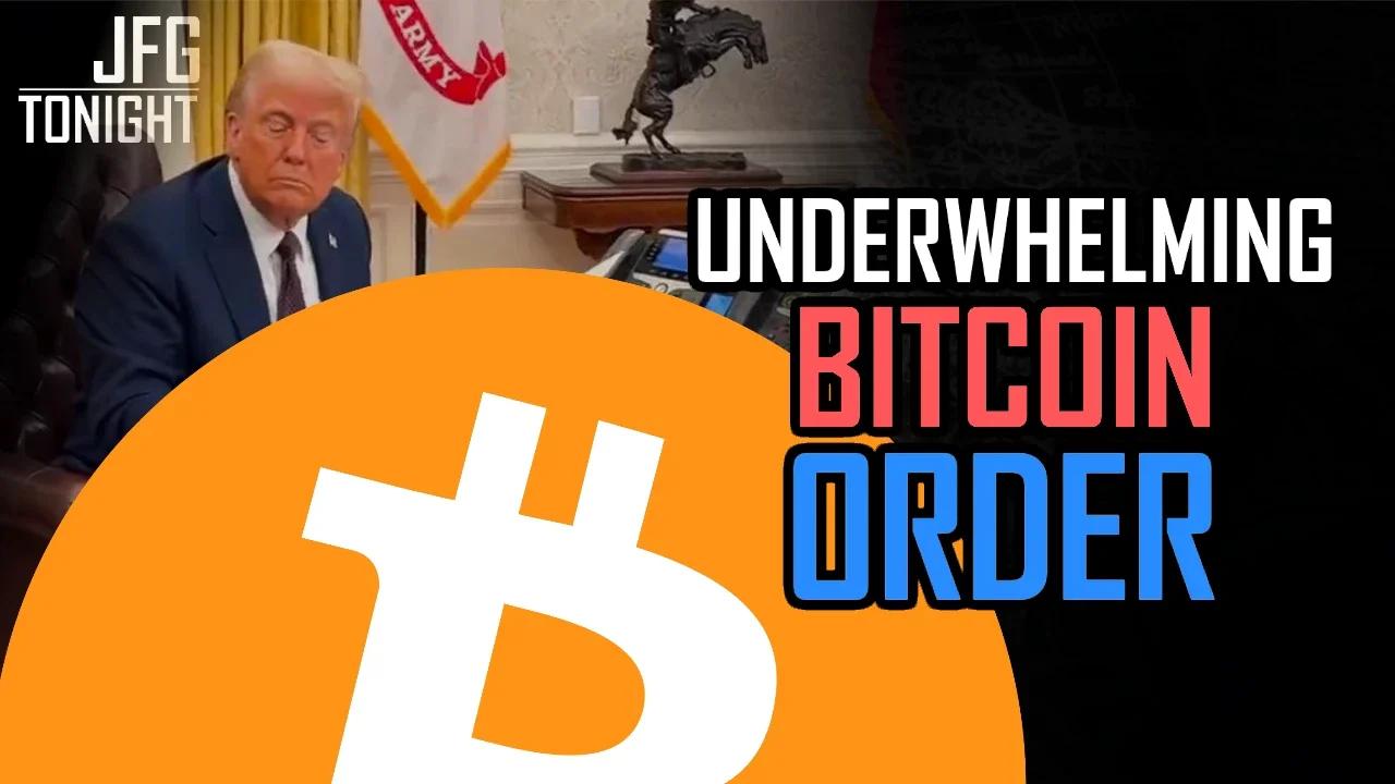 Underwhelming Bitcoin Order | JFGT #1229
