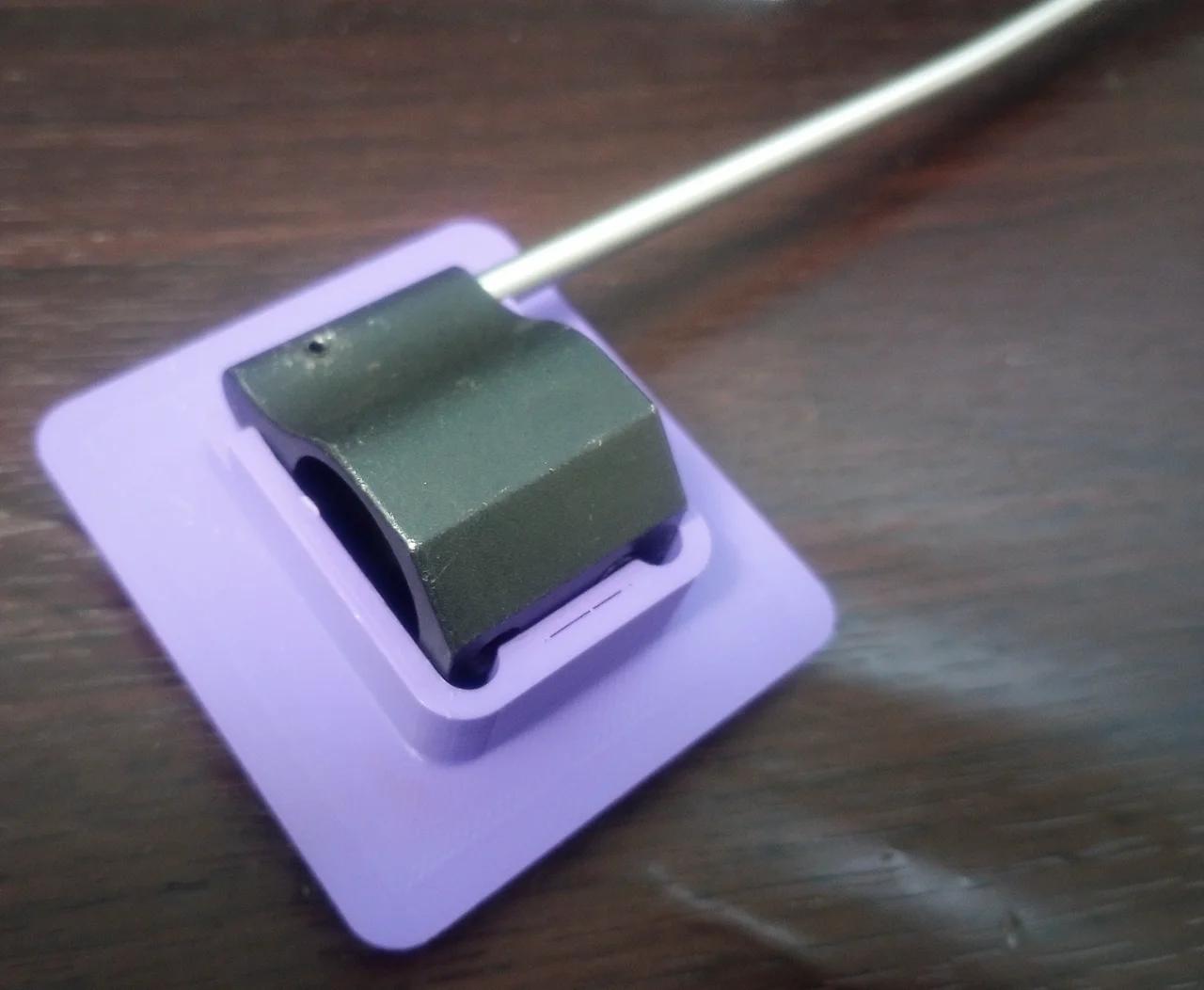 AR15 Gas Block Pinning Jig