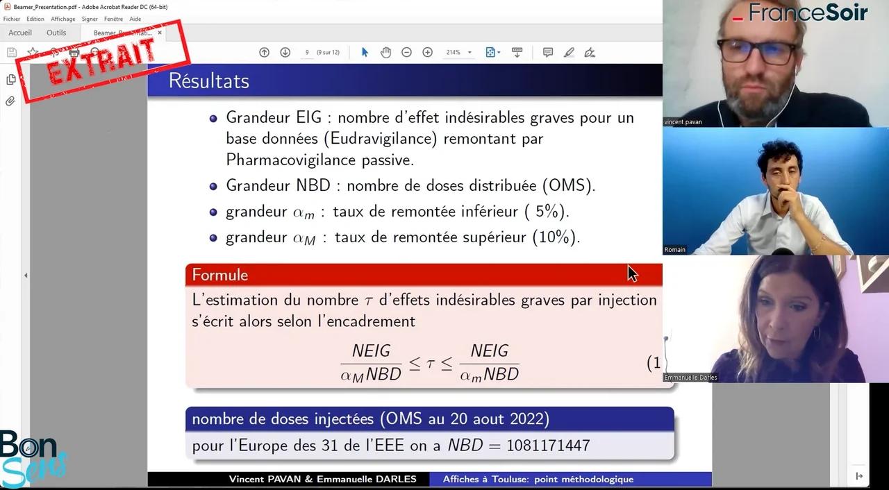 "Les Effets Secondaires Peuvent être Sous-estimés" Vincent Pavan ...