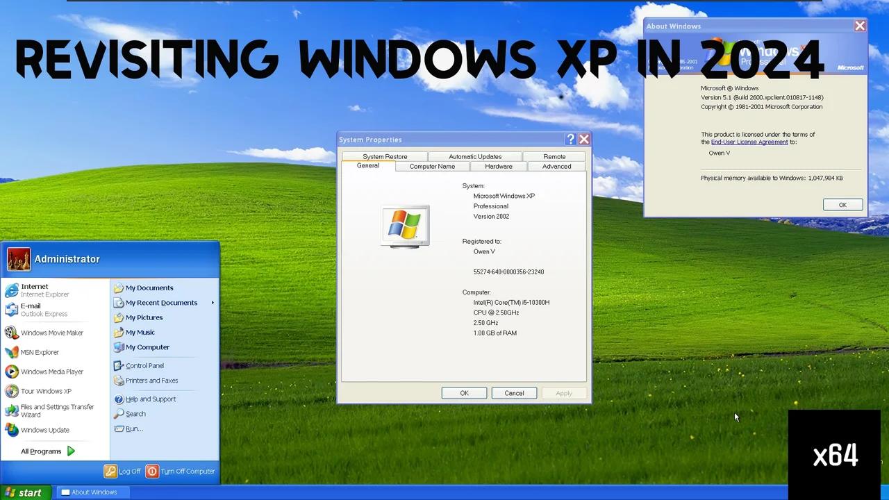 Revisiting Windows XP in 2024...