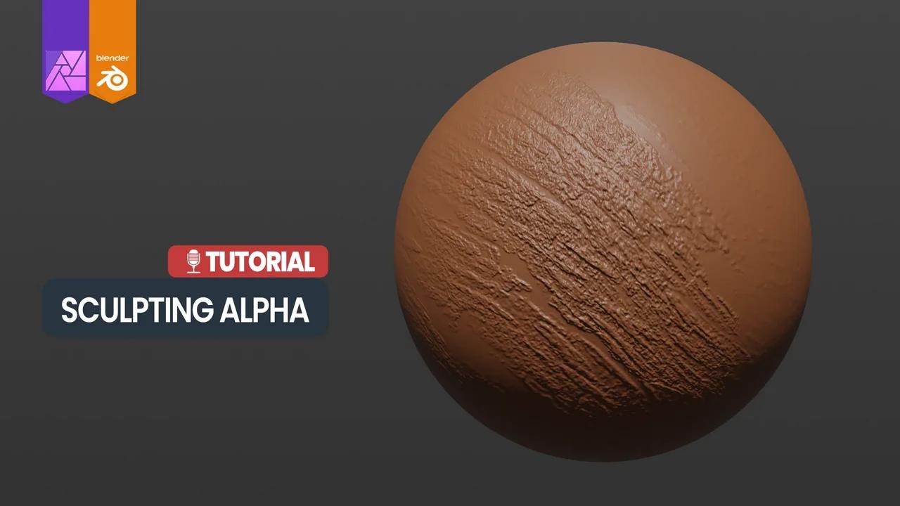 How to make a sculpting alpha in Affinity Photo | Tutorial #sculpting