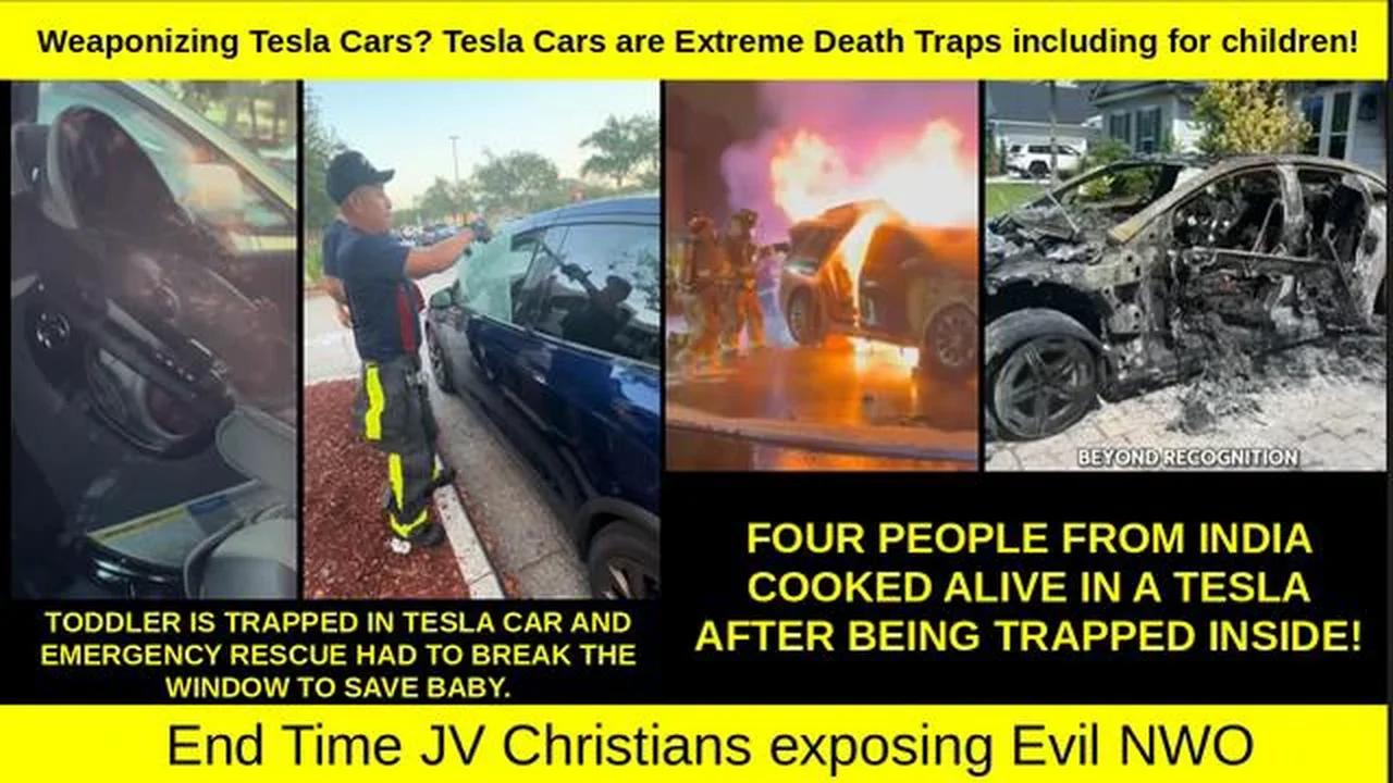 Weaponizing Tesla Cars. Tesla Cars are Extreme Death Traps including