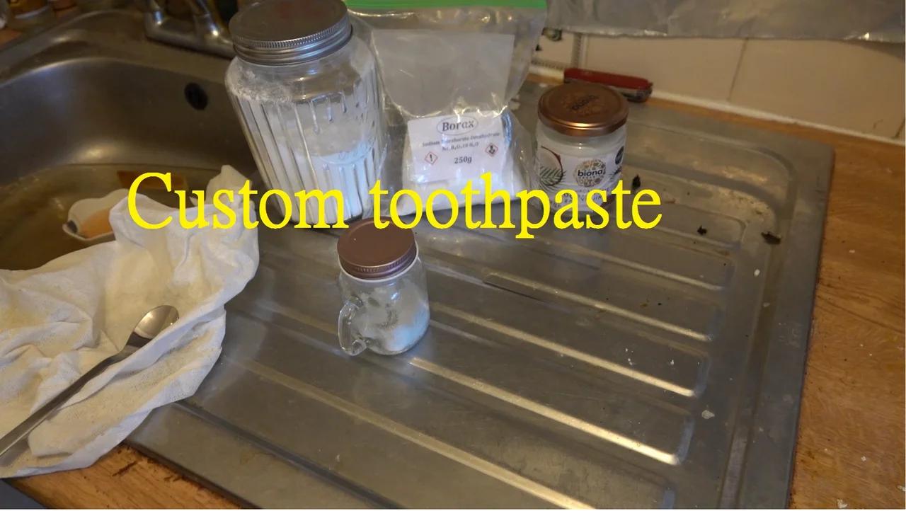 Custom Toothpaste Using Simple Material