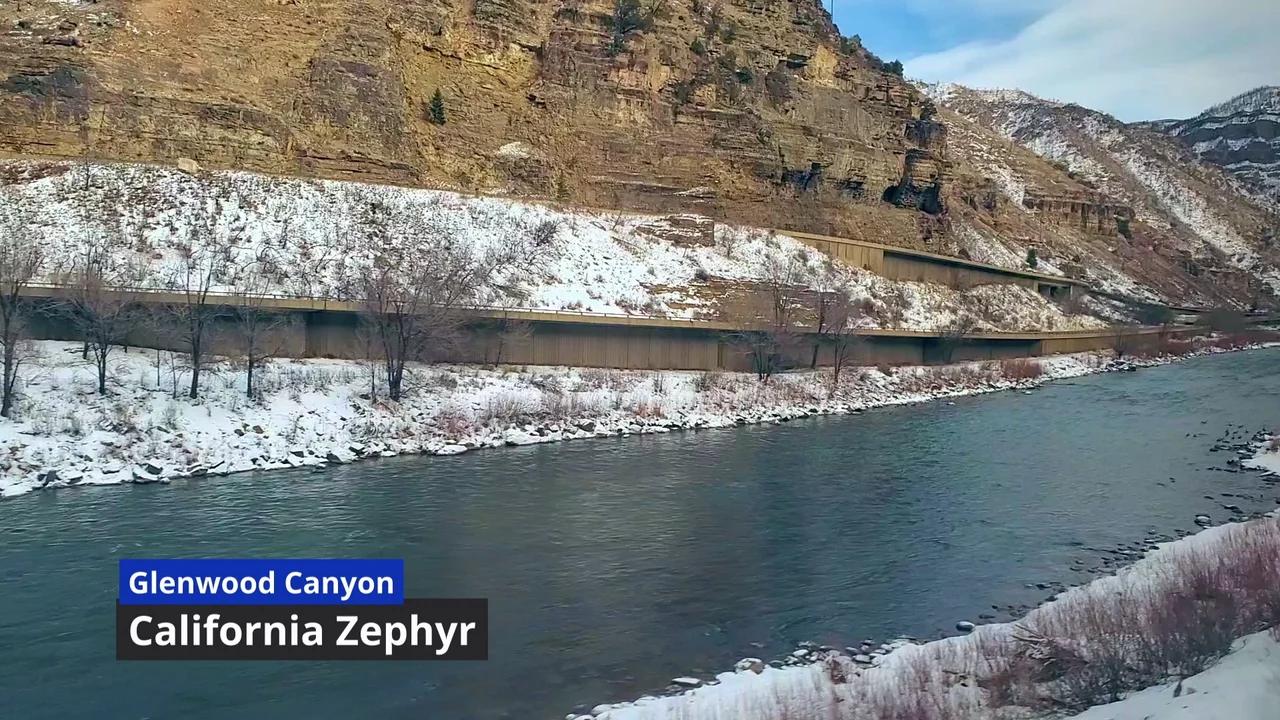 California Zephyr - Glenwood Canyon