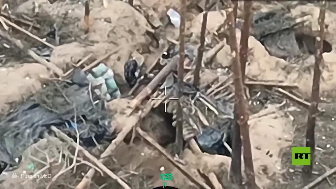استطلاع جوي لطائرات مسيرة روسية يكشف معاقل عسكرية أوكرانية